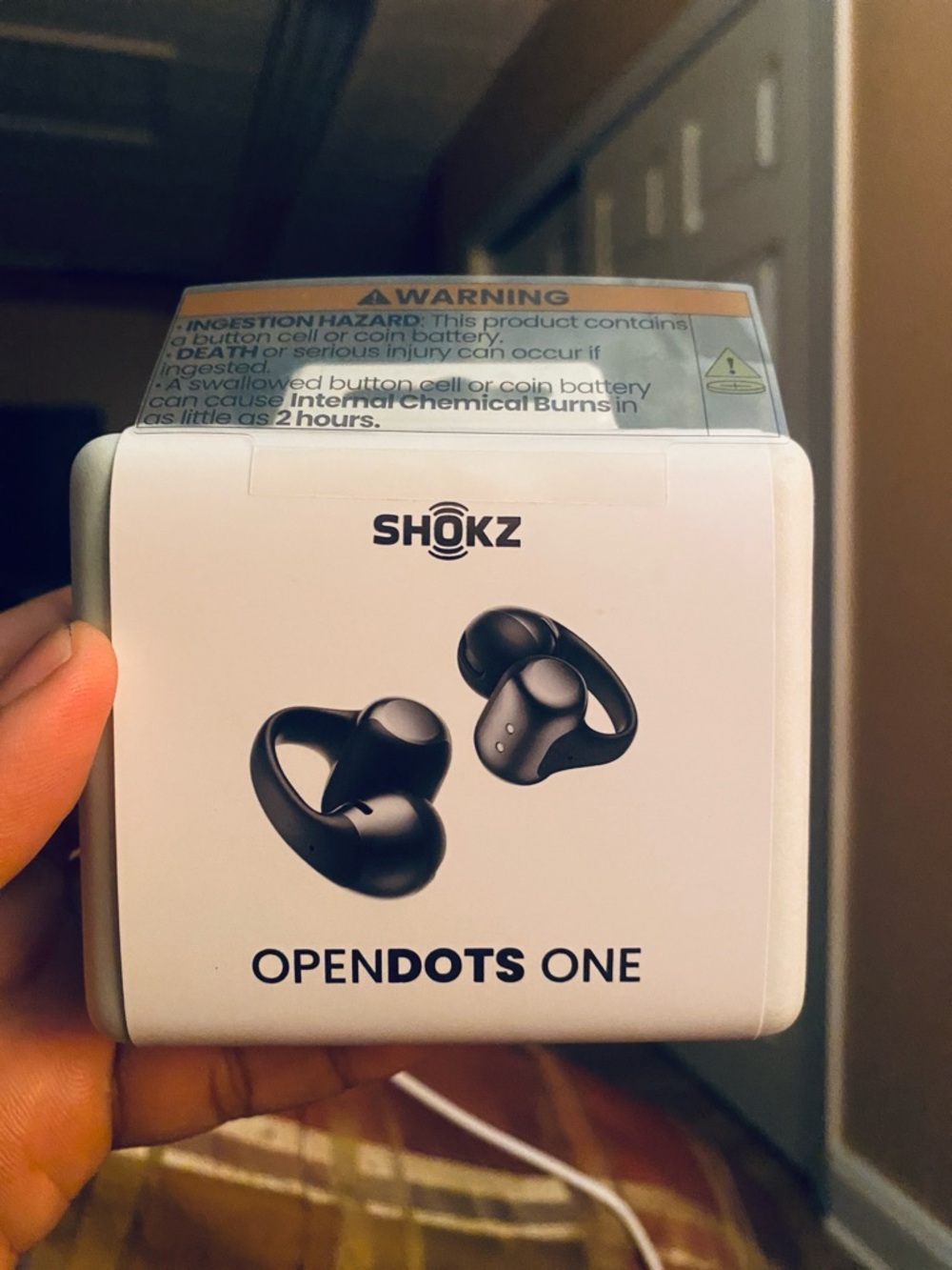 Shokz OpenDots One Wireless Earbud Headphones - Black